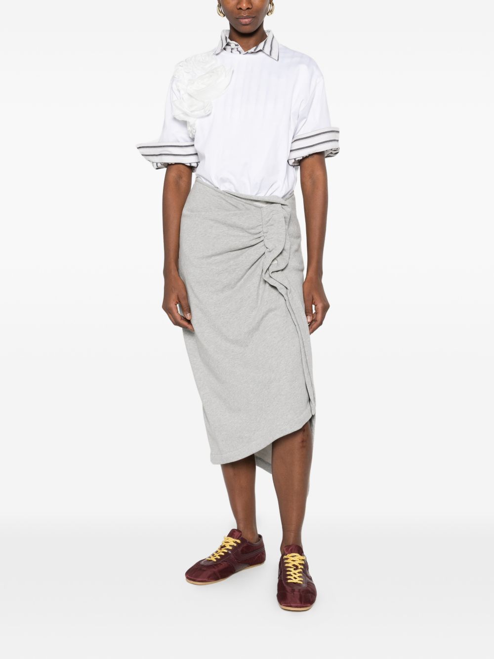 Dries Van Noten Women Hanam Cotton Skirt