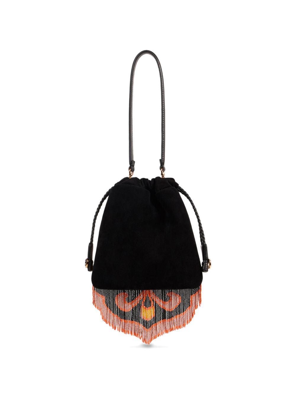 Etro Women Suede Leather Bucket Bag