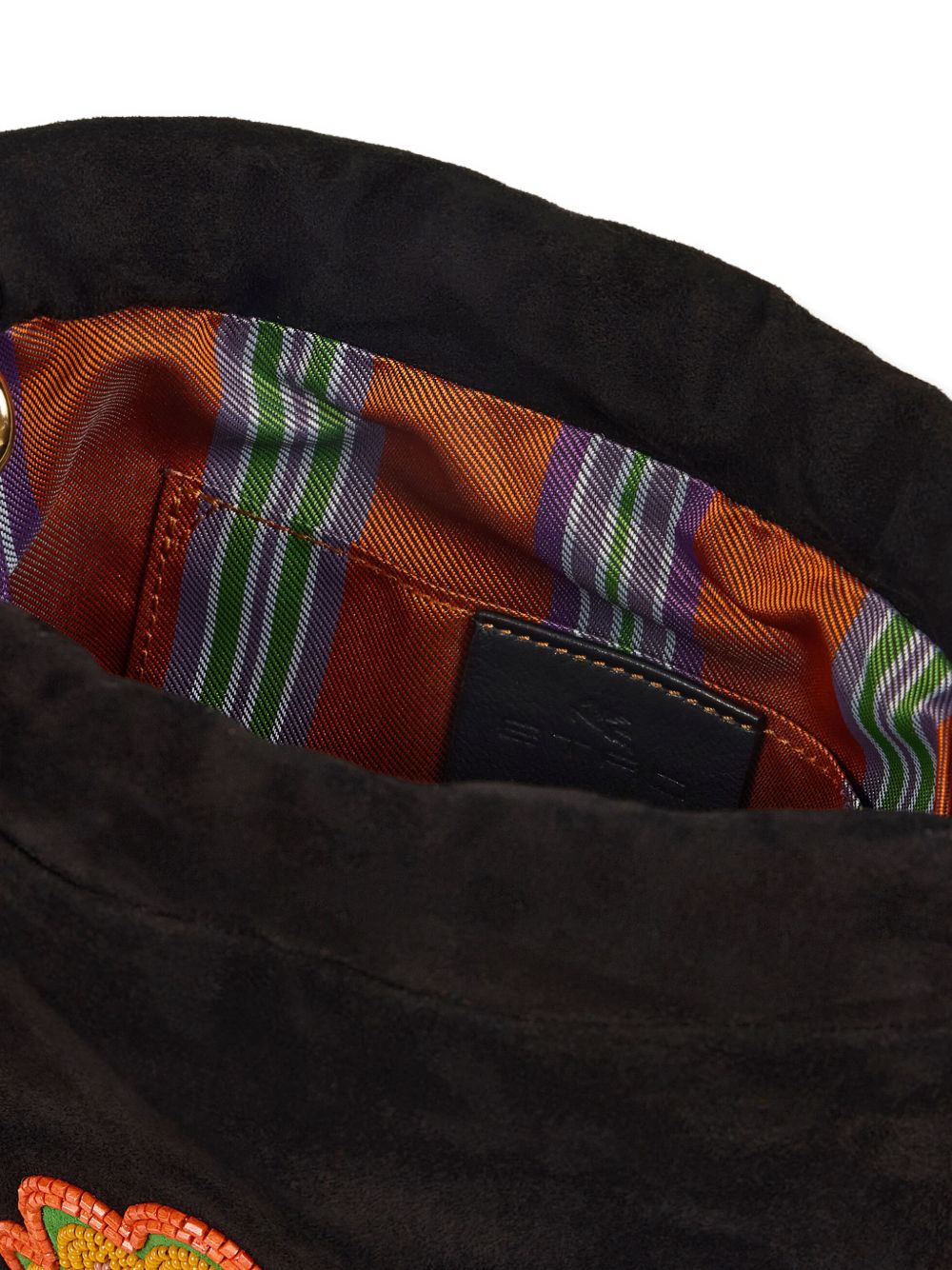 Etro Women Suede Leather Bucket Bag