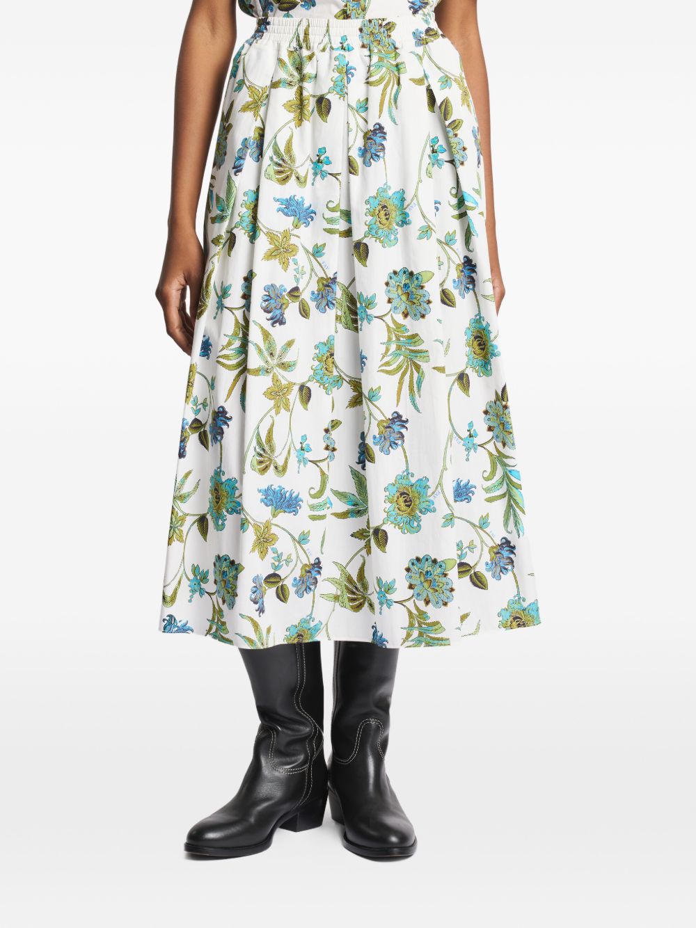 Fay Women Printed Cotton Skirt