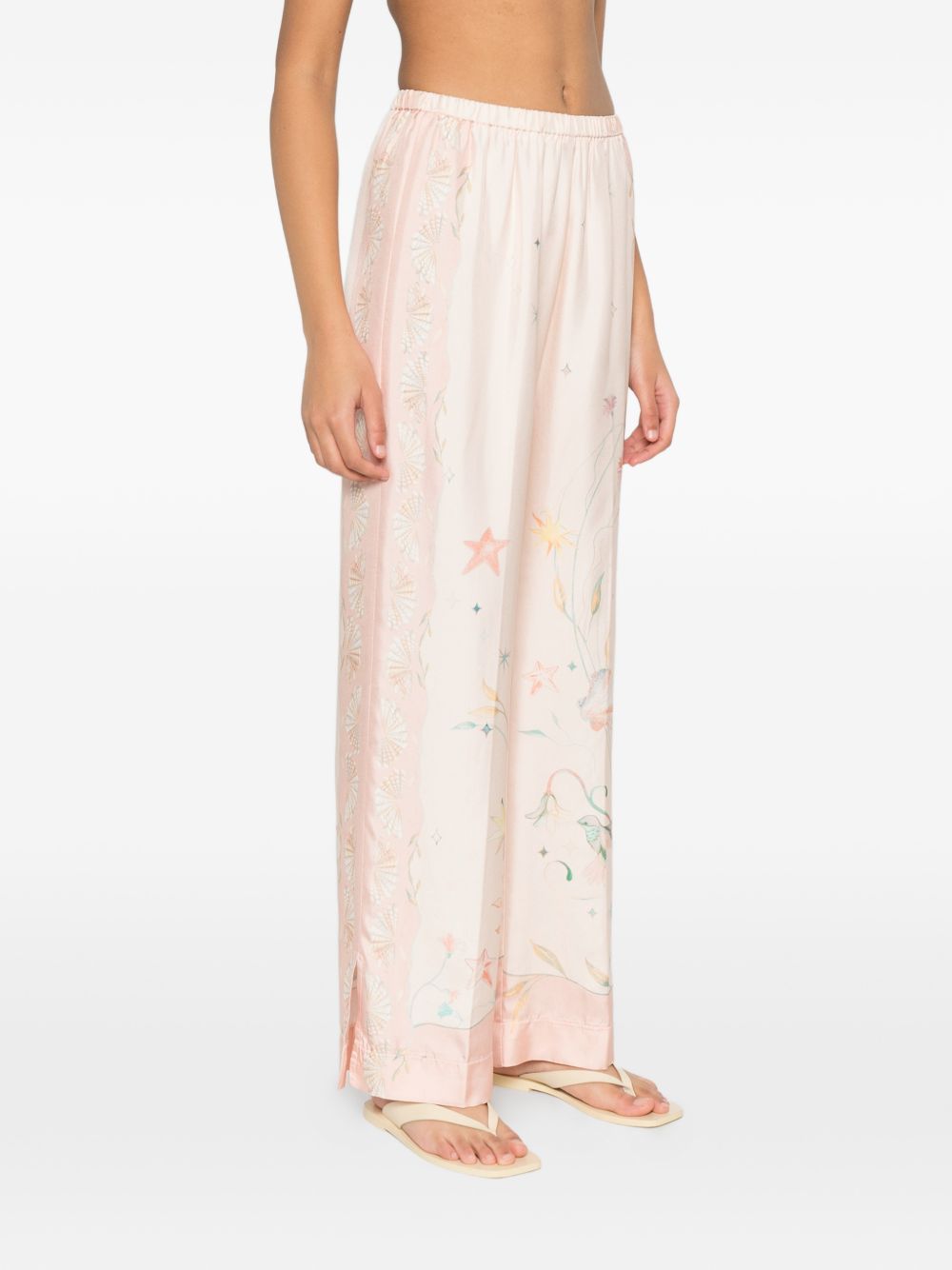 Forte Forte Women Printed Silk Trousers