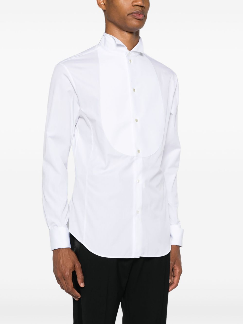 Giorgio Armani Men Cotton Smoking Shirt