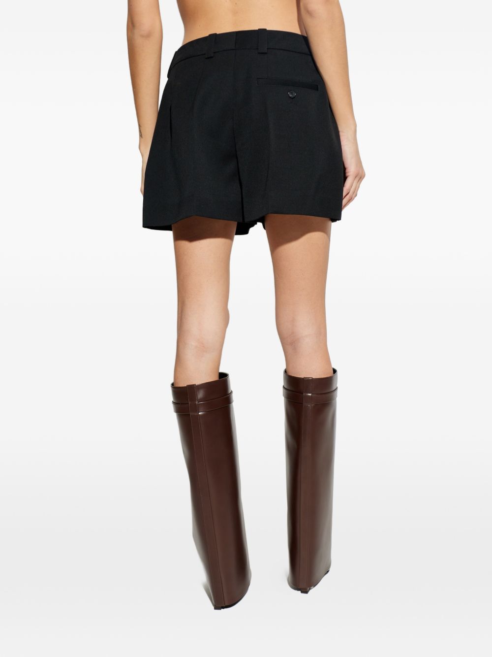Givenchy Women Wool Pleated Shorts