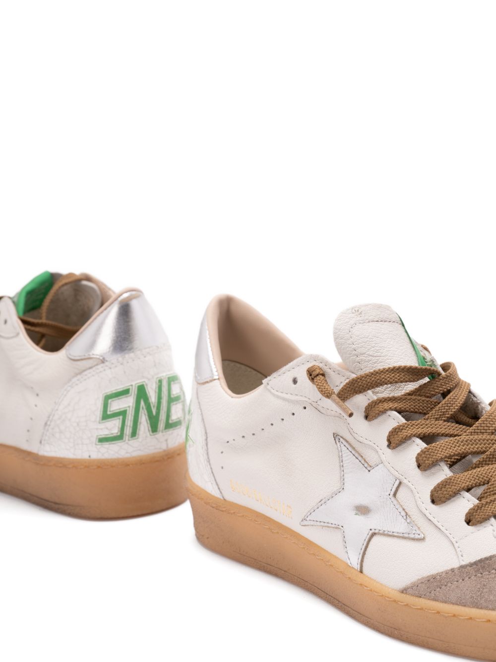 Golden Goose Men Ball Star Leather Sneakers
