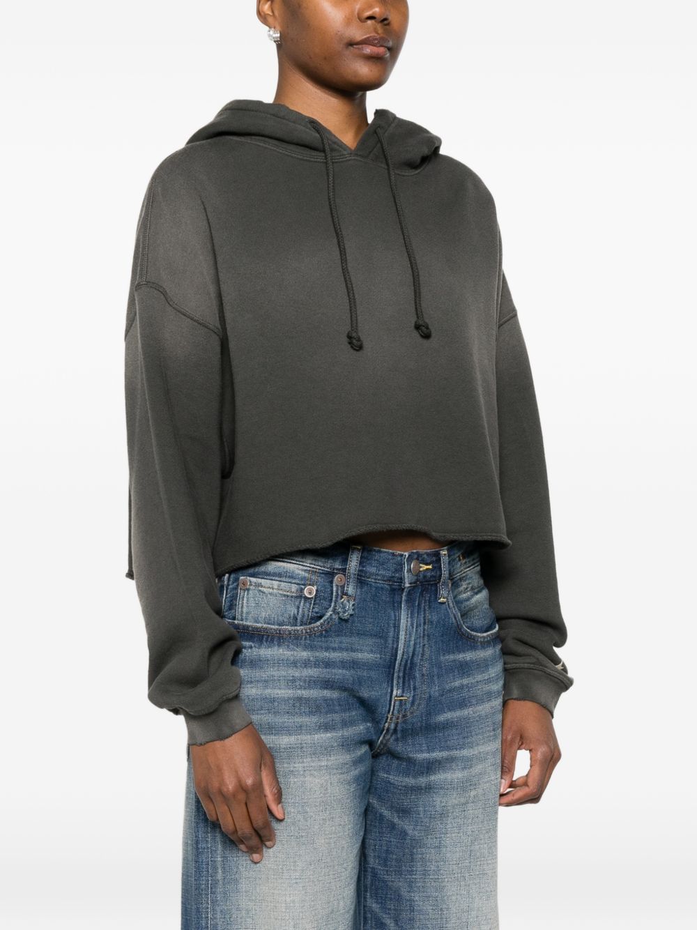 Golden Goose Women Cotton Cropped Hoodie