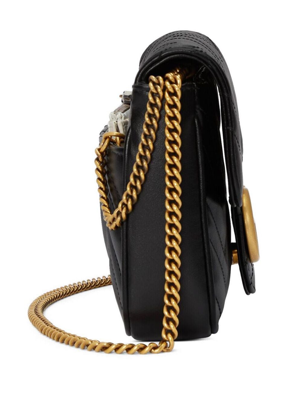 Gucci Women Gg Marmont Leather Mini Bag