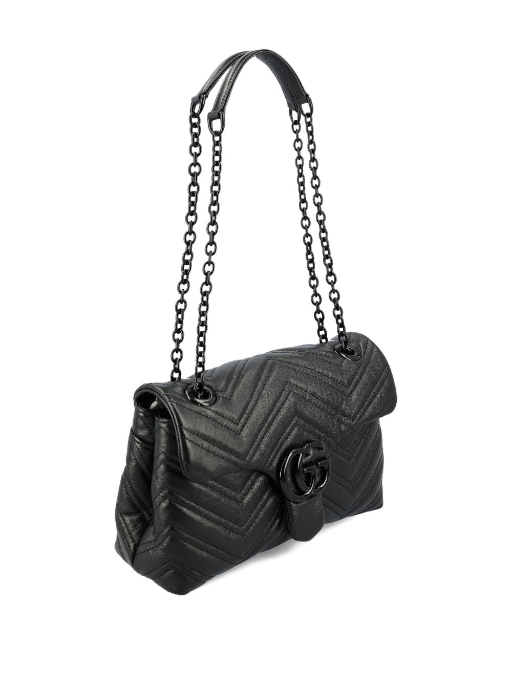 Gucci Women Gg Marmont Leather Shoulder Bag