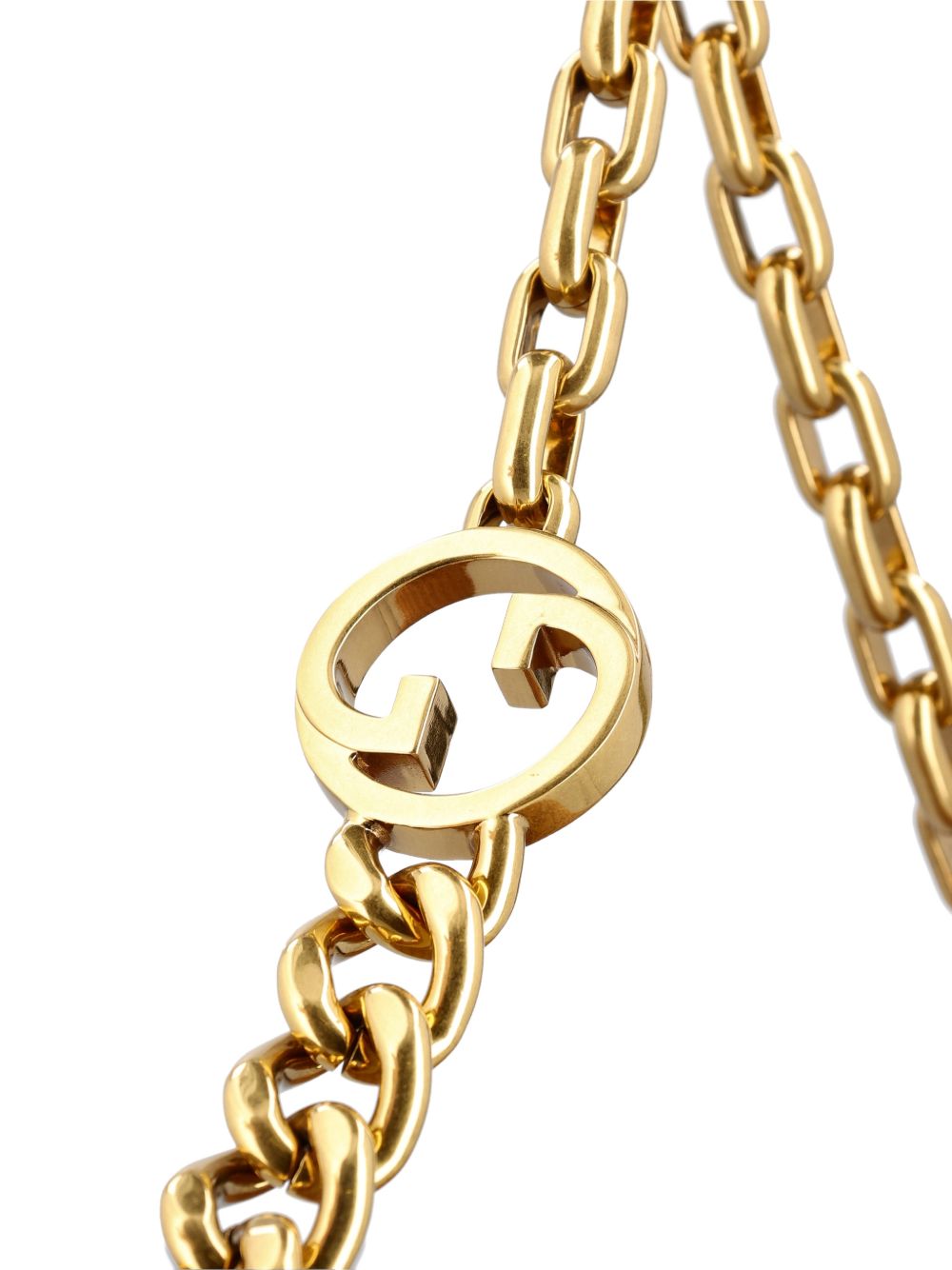 Gucci Women Gg Chain Suede Leather Shoulder Bag