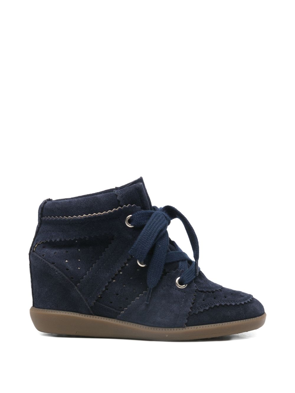 Isabel Marant Women Bobby Leather Sneakers