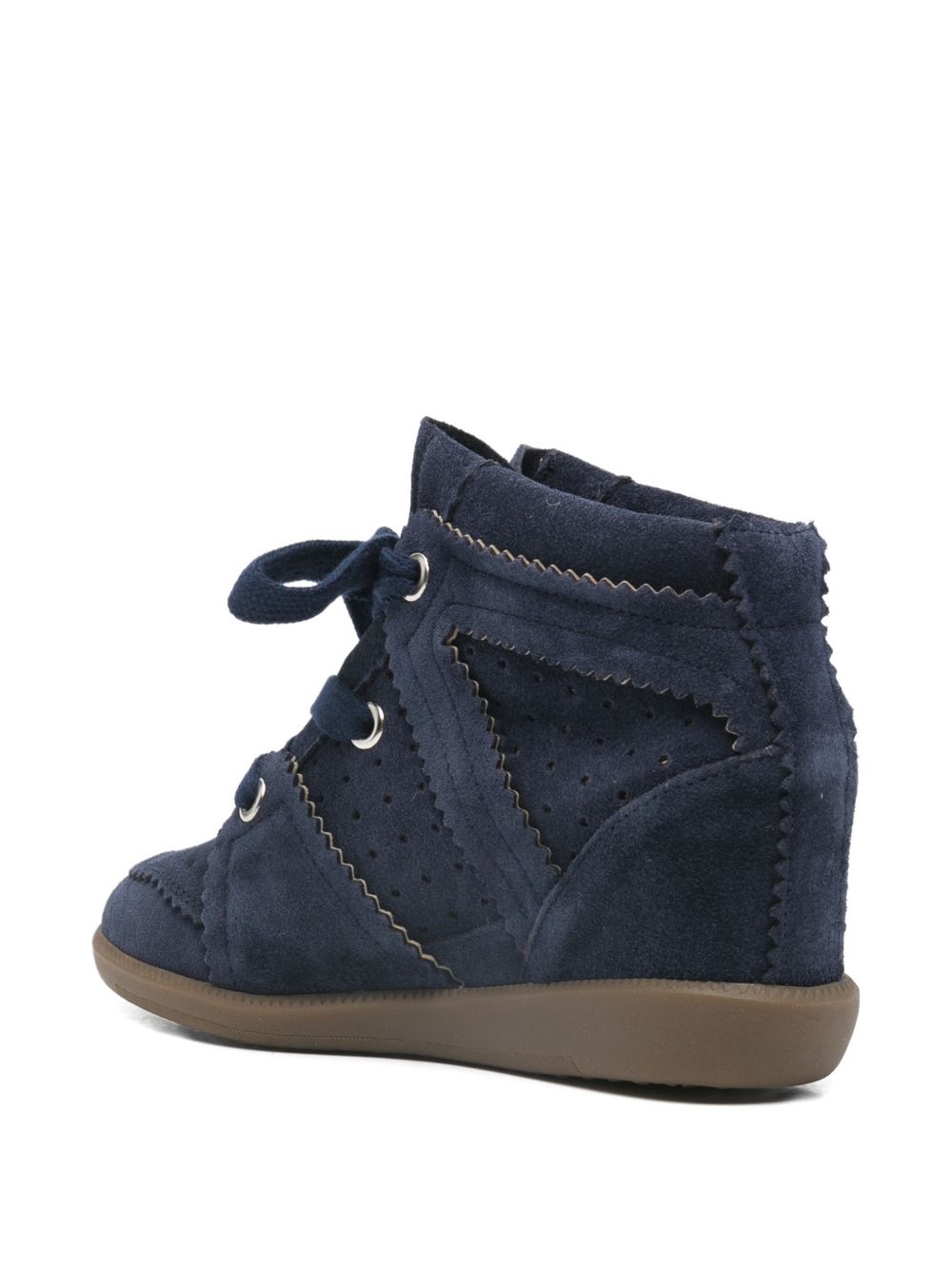 Isabel Marant Women Bobby Leather Sneakers