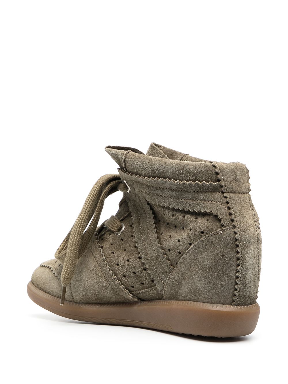 Isabel Marant Women Bobby Leather Sneakers