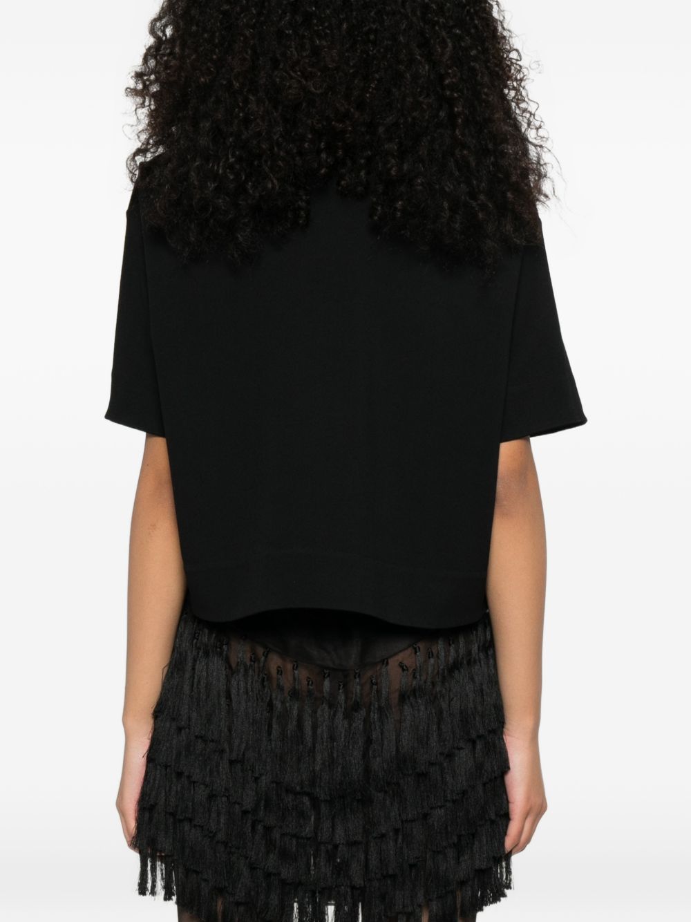 Jil Sander Women Cropped Polo Shirt