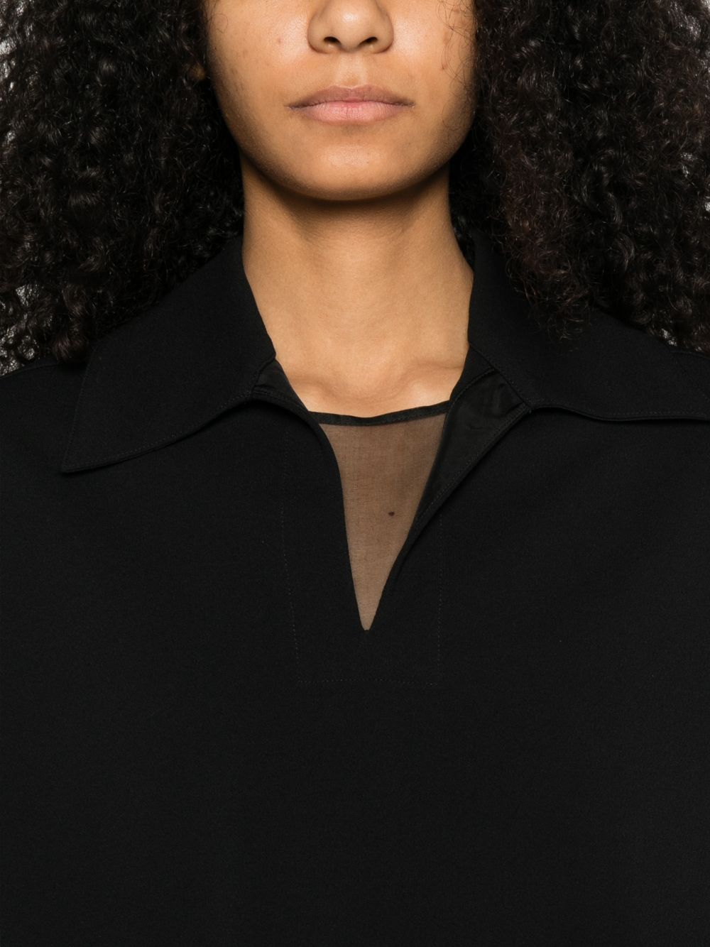 Jil Sander Women Cropped Polo Shirt