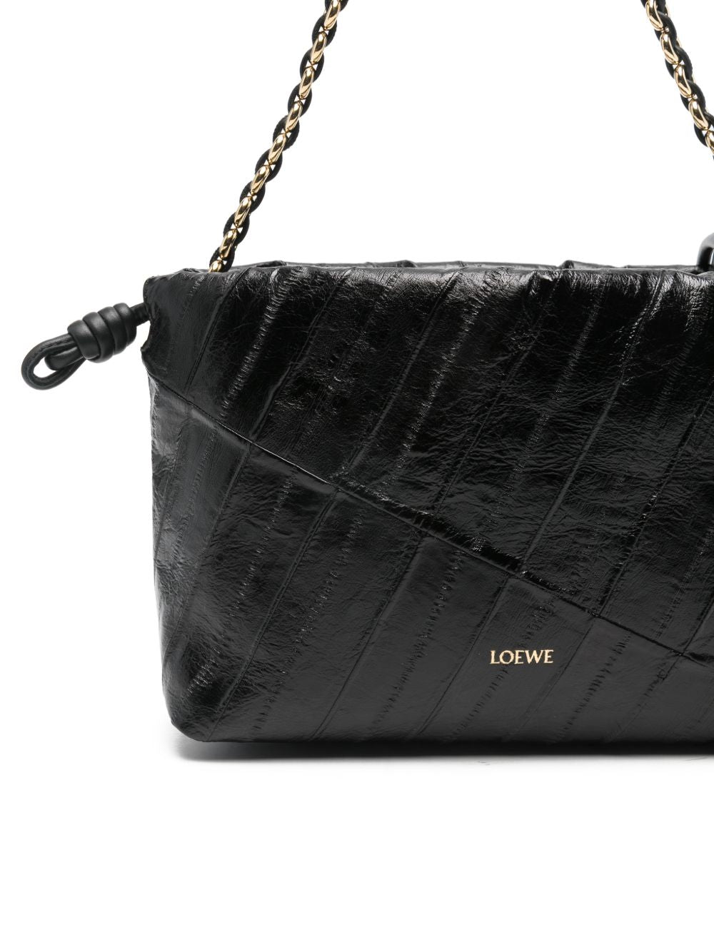 Loewe Women Flamenco Leather Medium Clutch