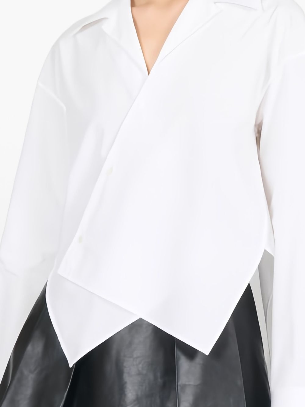 Loewe Women Cotton Asymmetric Shirt