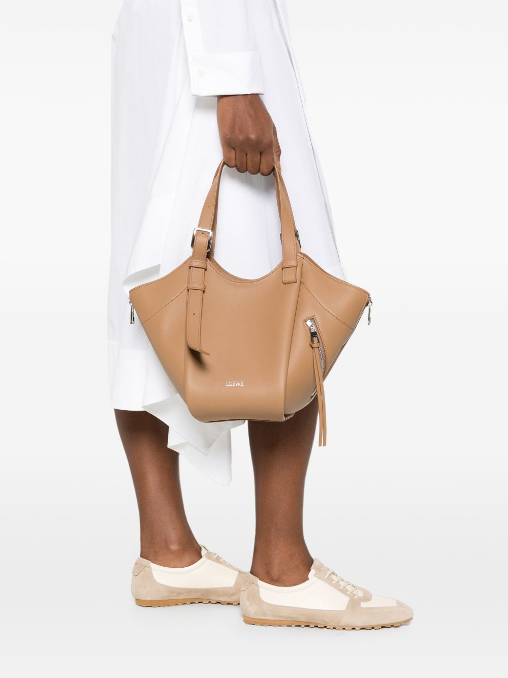 Loewe Women Hammock Leather Tote Bag