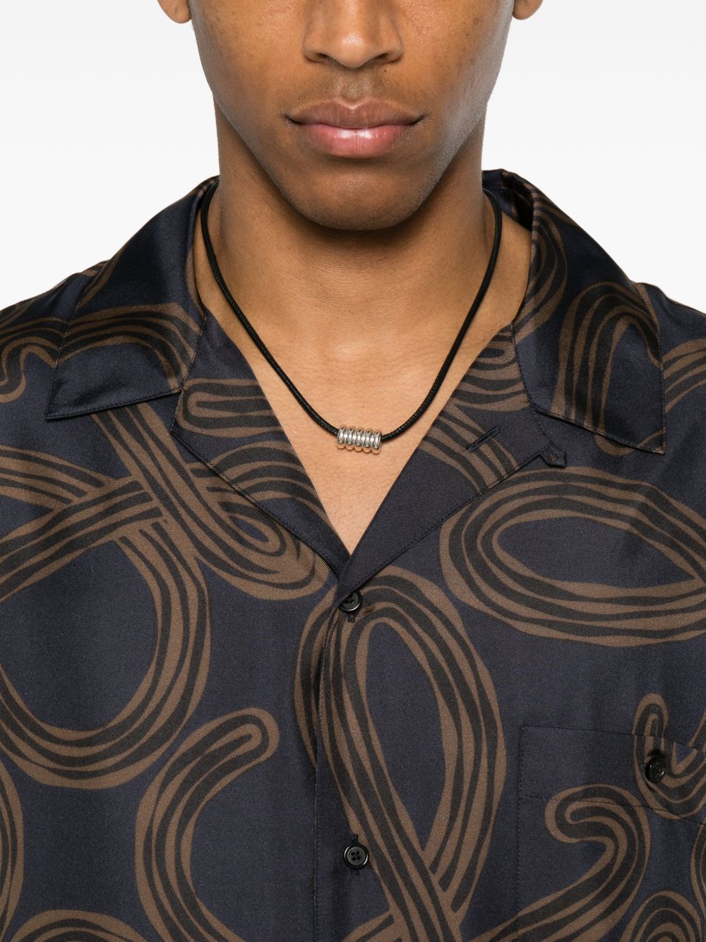 Loewe Paula's Ibiza Men Printed Silk Shirt