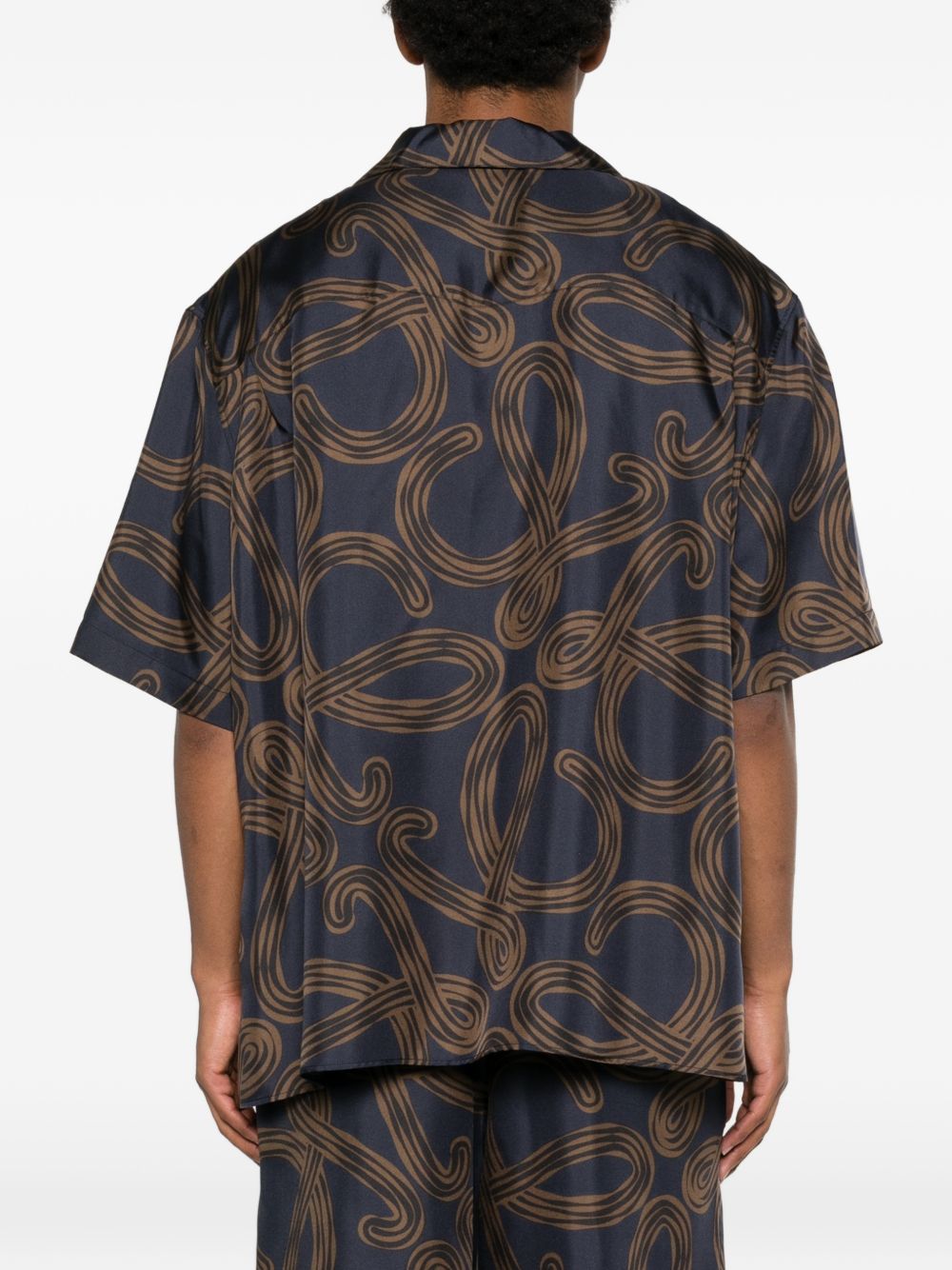 Loewe Paula's Ibiza Men Printed Silk Shirt