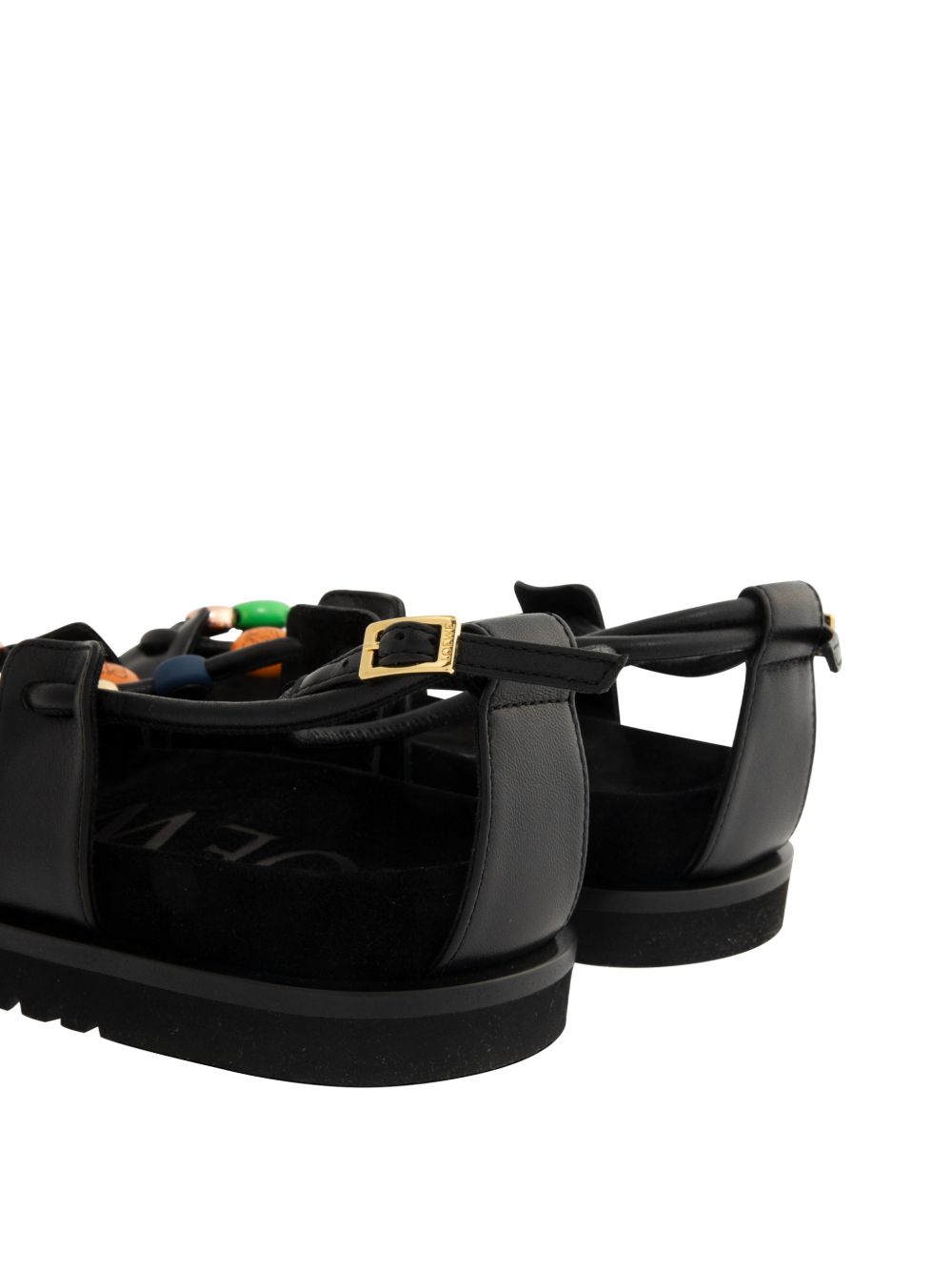 Loewe Paula's Ibiza Women Pebble Fussbett  Leather Sandals