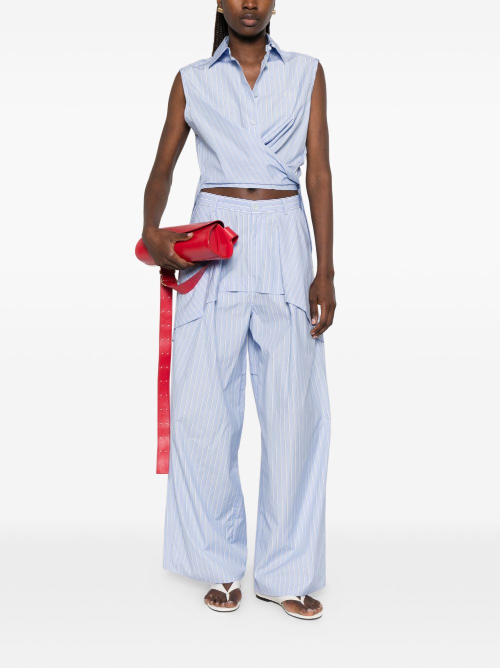 Loewe Paula's Ibiza Women Cotton Wrapped Shirt