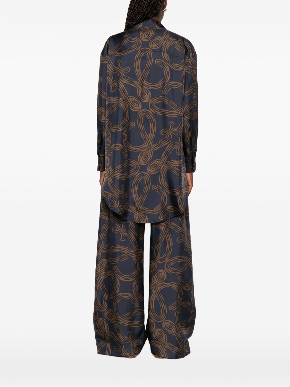 Loewe Paula's Ibiza Women Printed Silk Shirt
