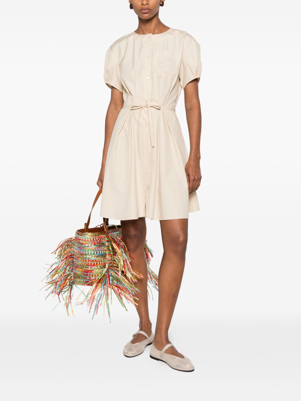 Loewe Paula's Ibiza Women Cotton Short Dress