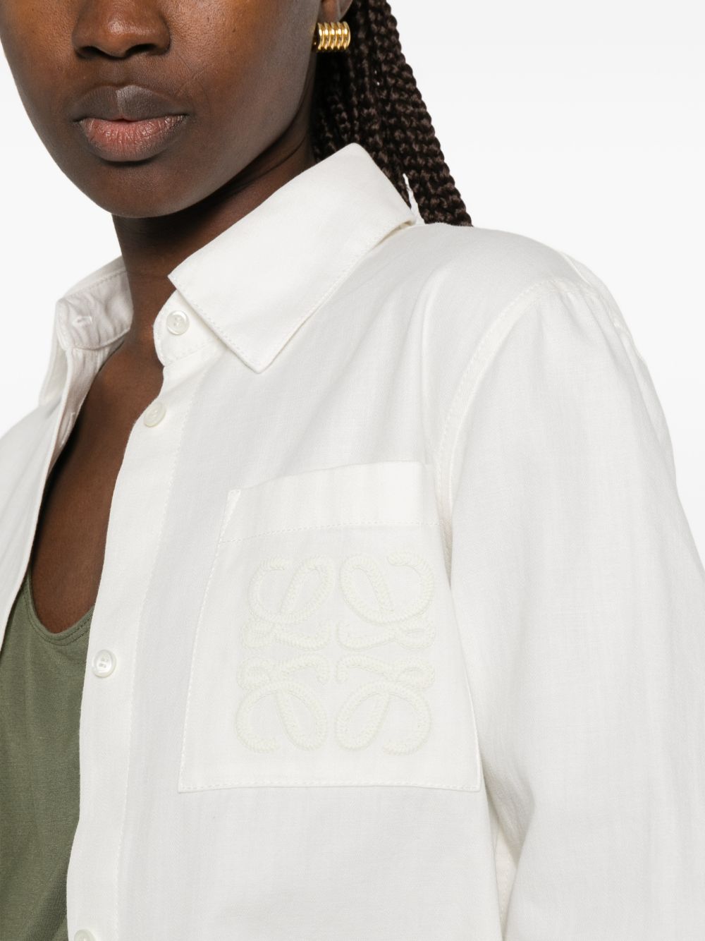 Loewe Paula's Ibiza Women Denim Cotton Shirt