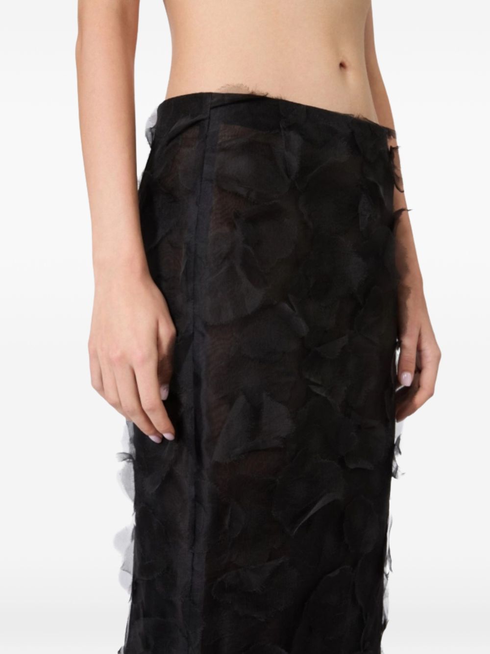 Max Mara Women Silk Long Skirt