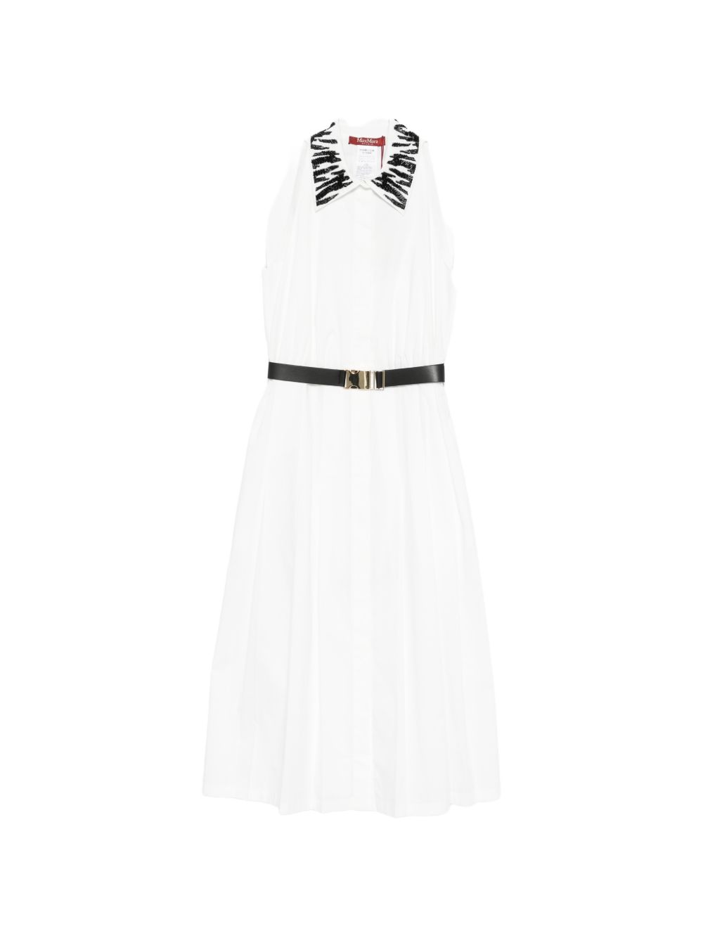 Max Mara Women Cotton Blend Midi Dress