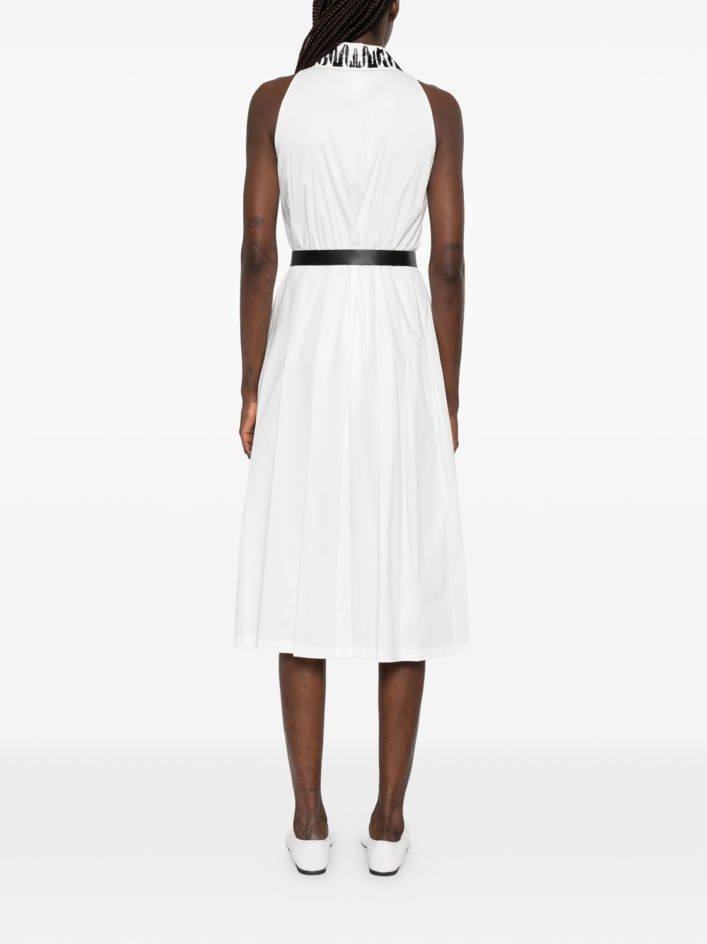 Max Mara Women Cotton Blend Midi Dress