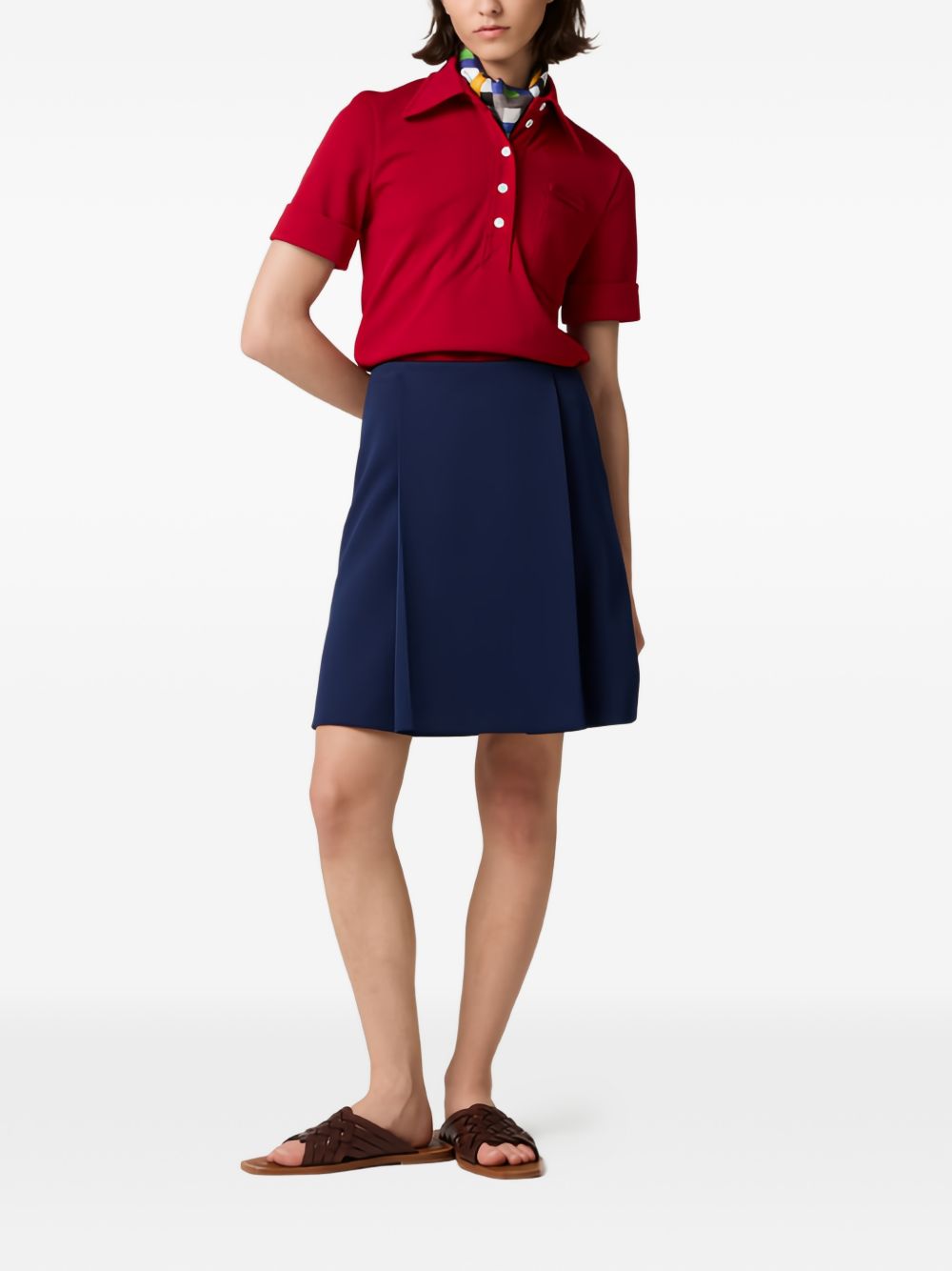 Miu Miu Women Jersey Tec Short Skirt