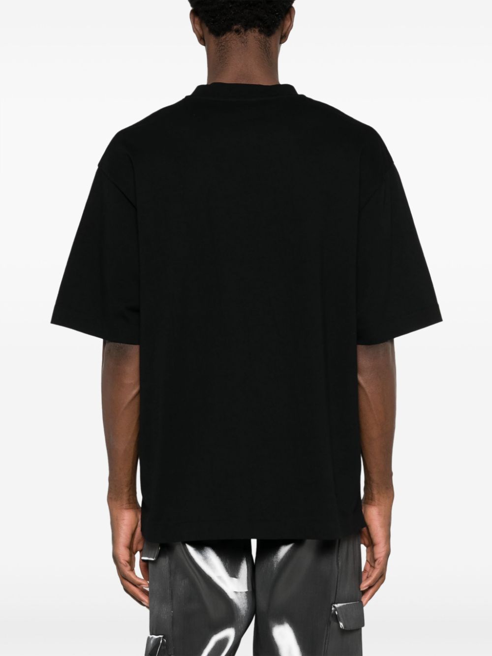 Off-White Men Big Bookish Cotton T-Shirt