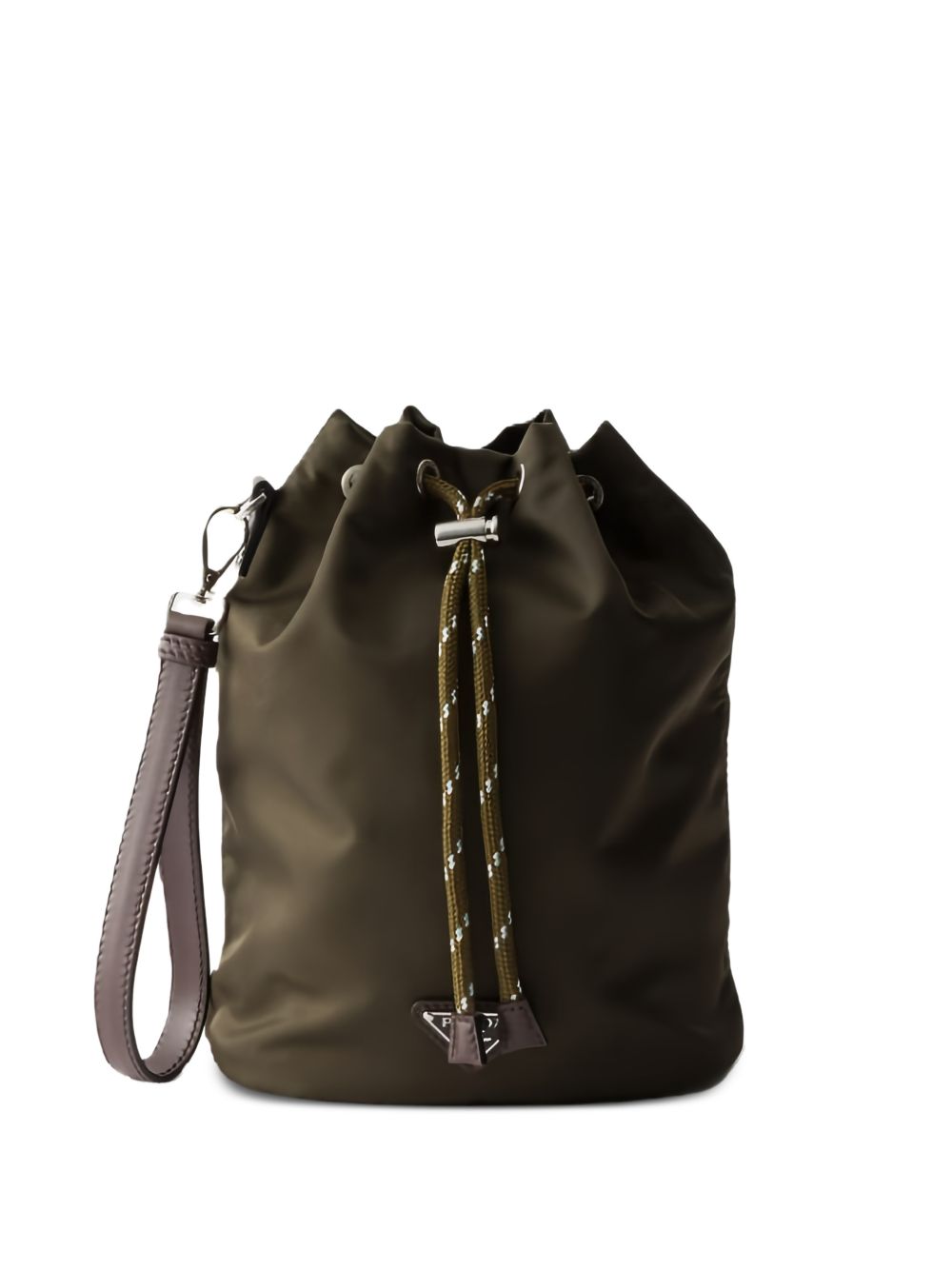 Prada Men Prada Speedrock Re-Nylon And Leather Pouch