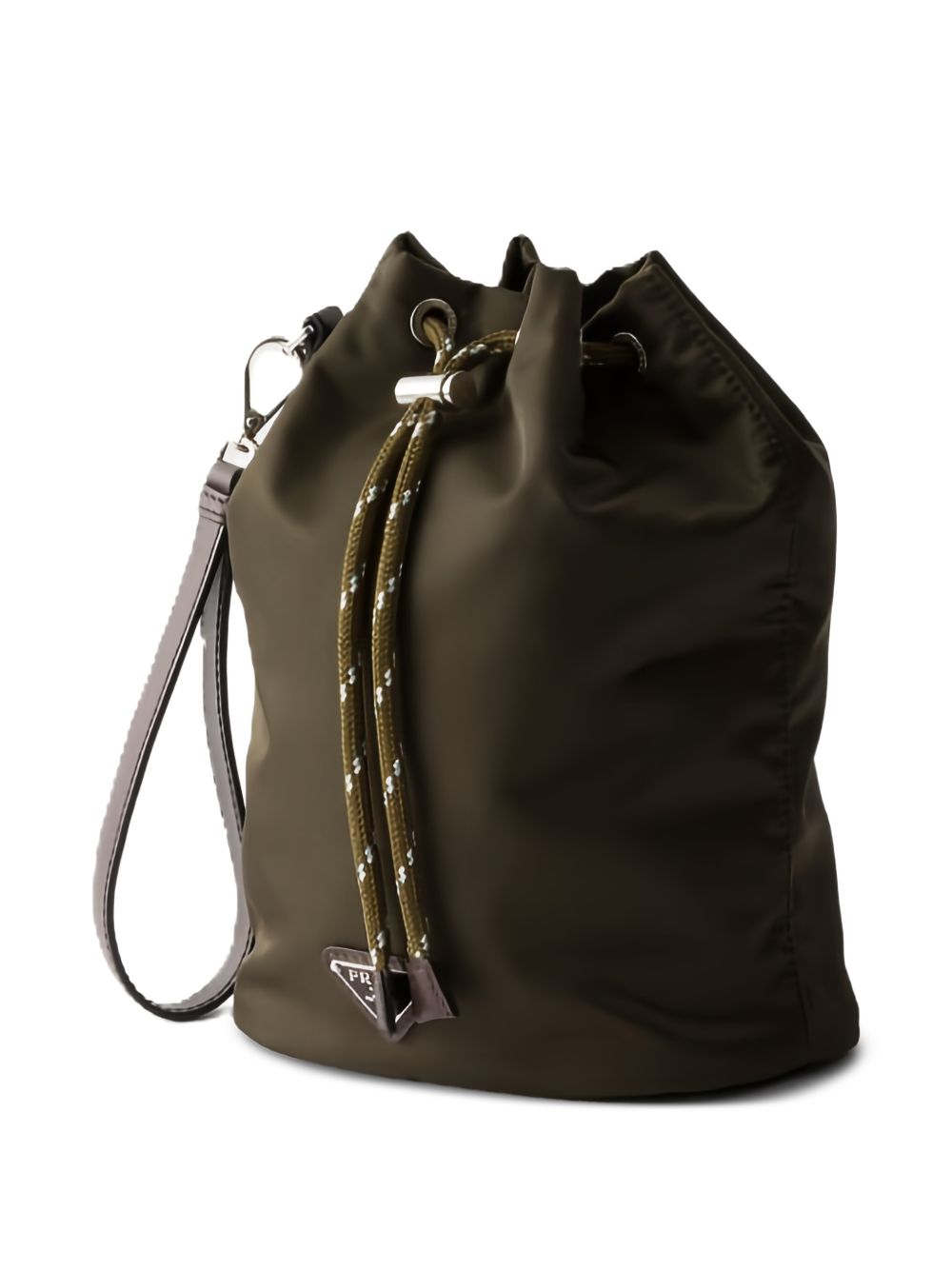 Prada Men Prada Speedrock Re-Nylon And Leather Pouch