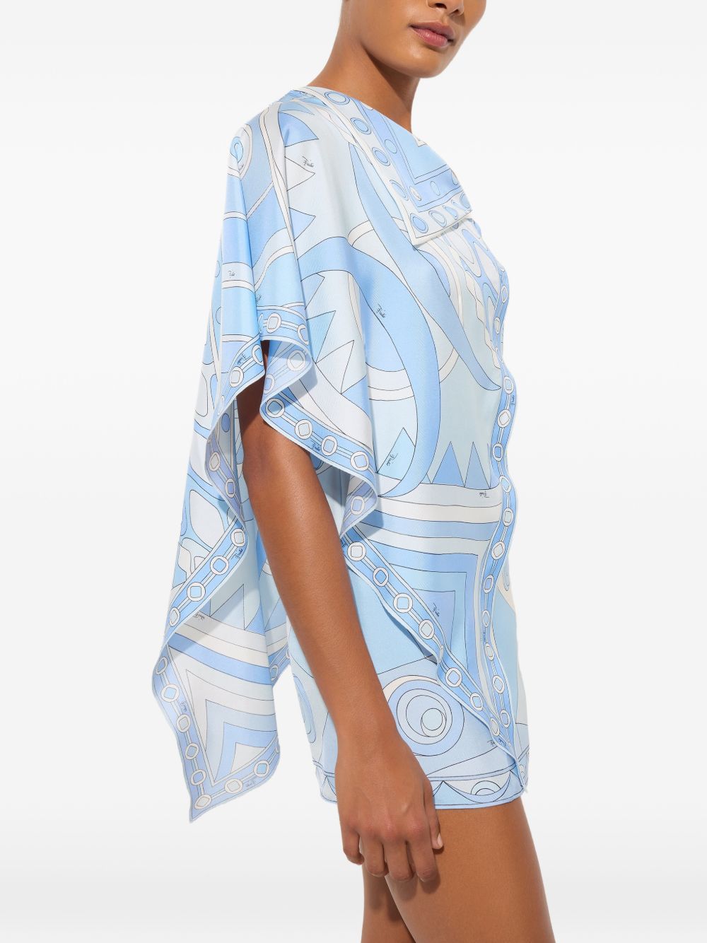Pucci Women Printed Silk Mini Dress