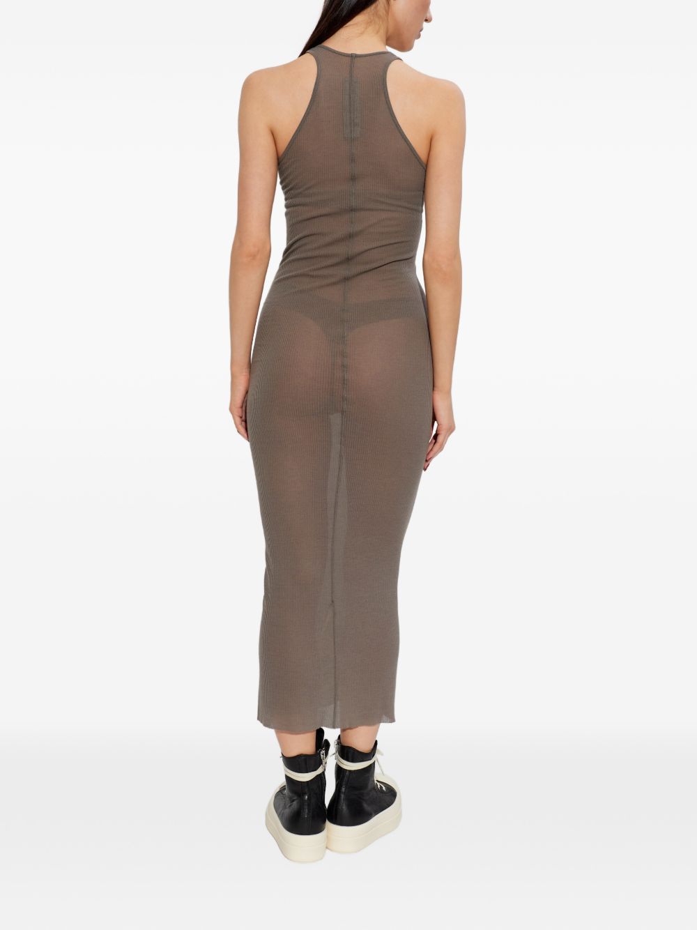 Rick Owens Women Ribbed Midi Dress