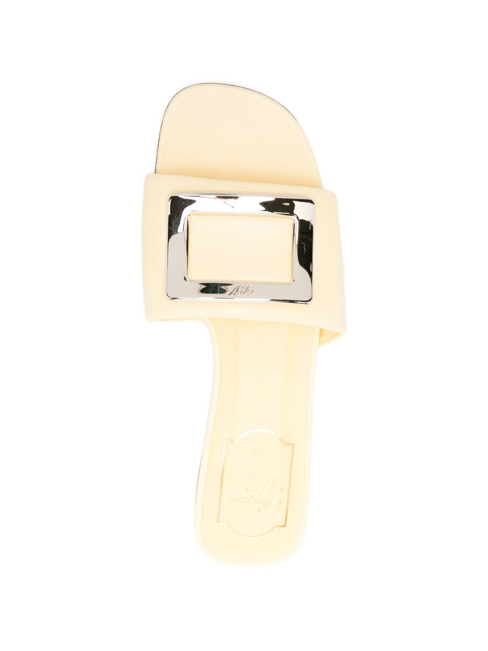 Roger Vivier Women Leather Flat Sandals