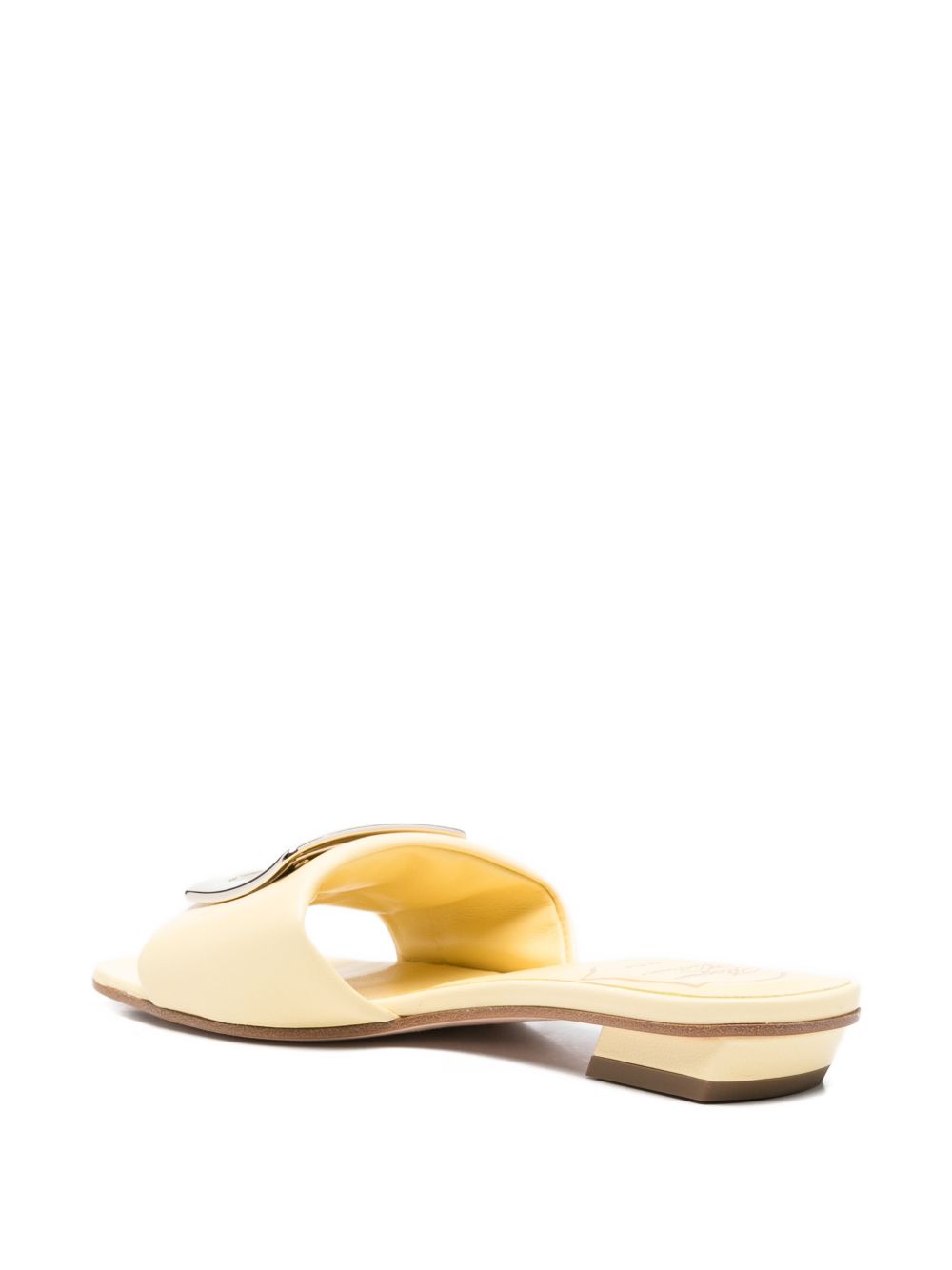 Roger Vivier Women Leather Flat Sandals