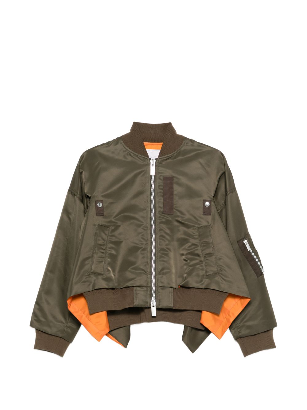 Sacai Women Nylon Bomber Jacket
