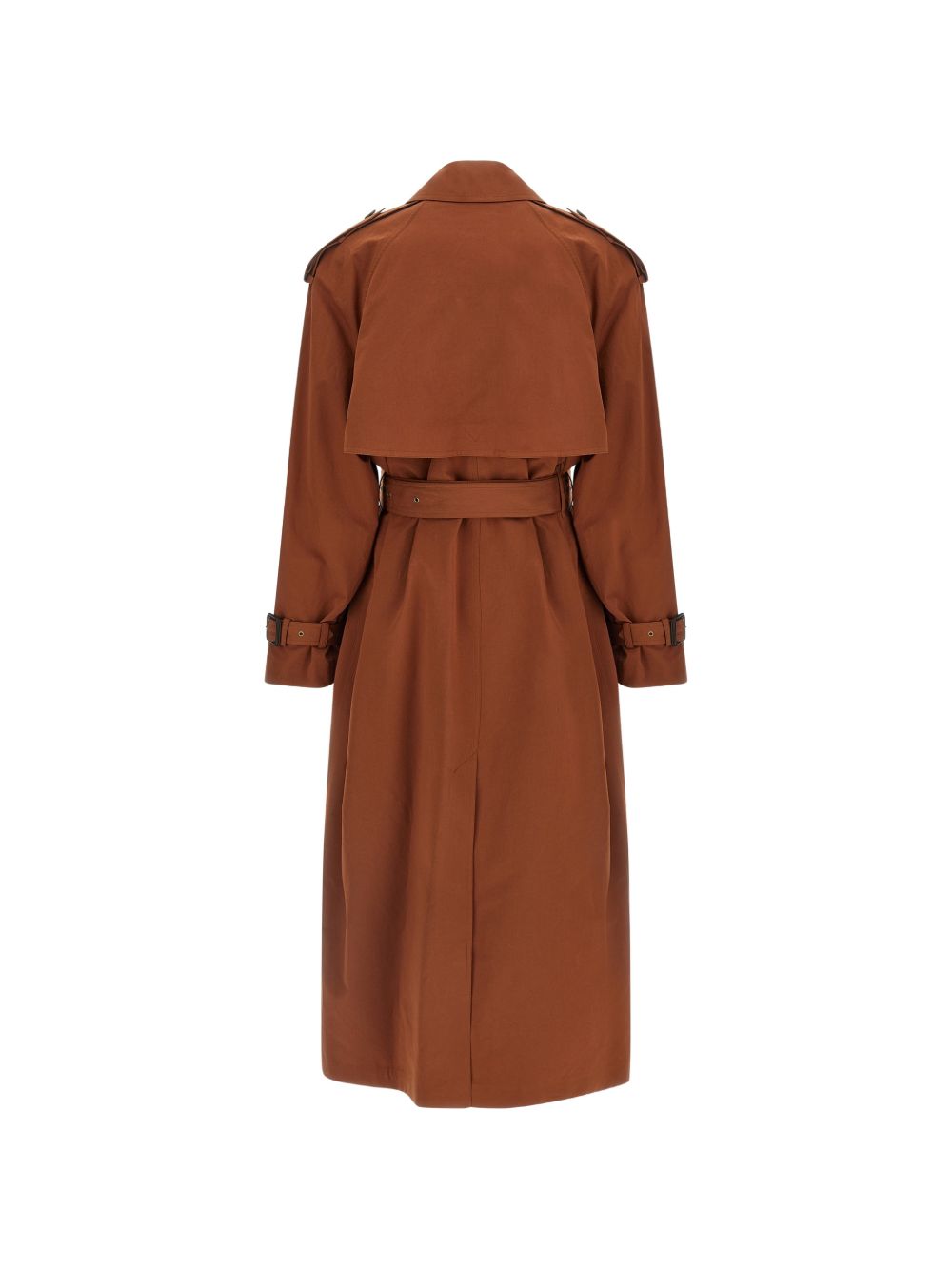 Saint Laurent Women Cotton And Silk Trench Coat