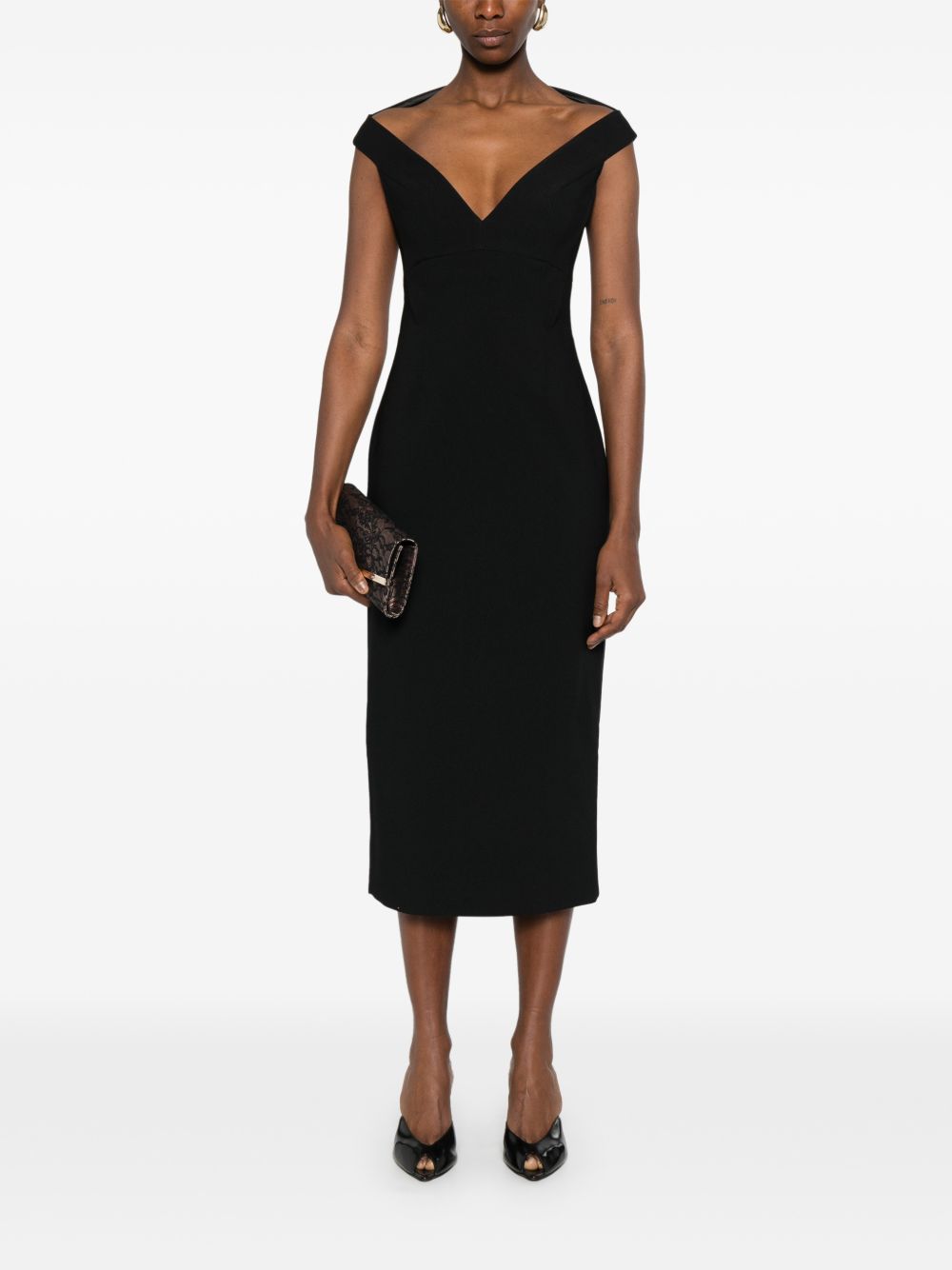 Solace London Women Monica Midi Dress