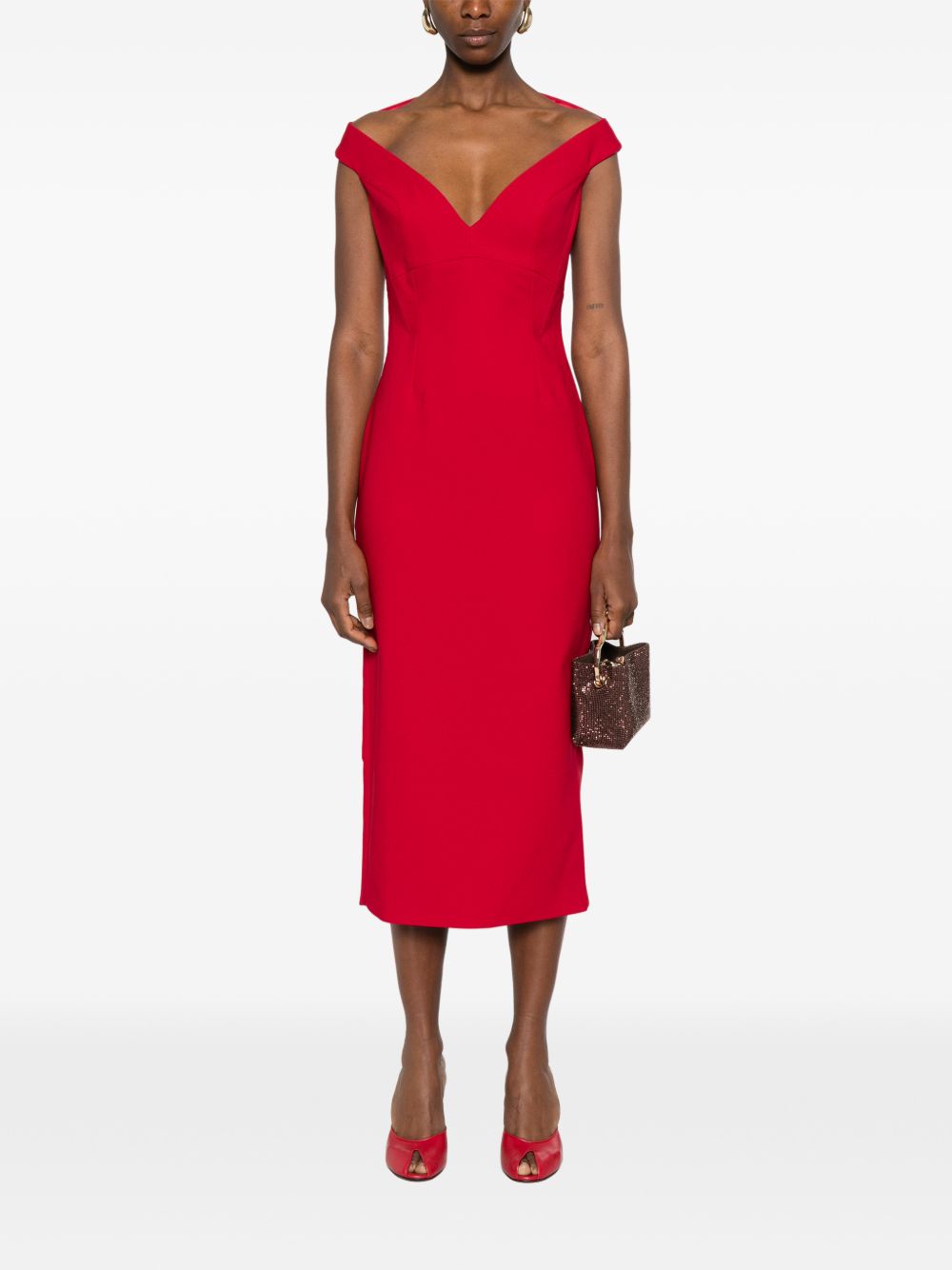 Solace London Women Monica Midi Dress