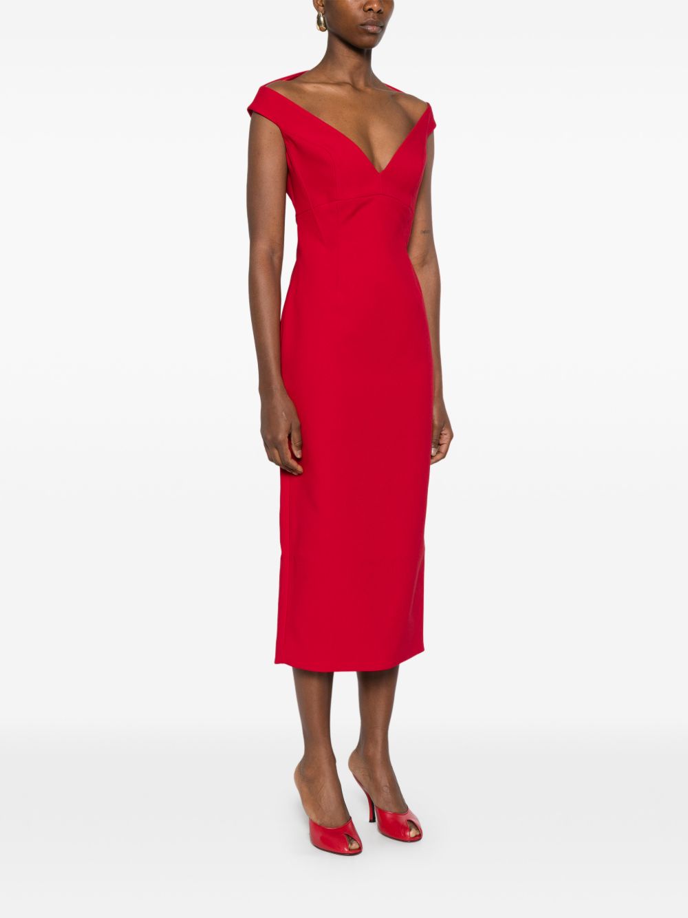Solace London Women Monica Midi Dress