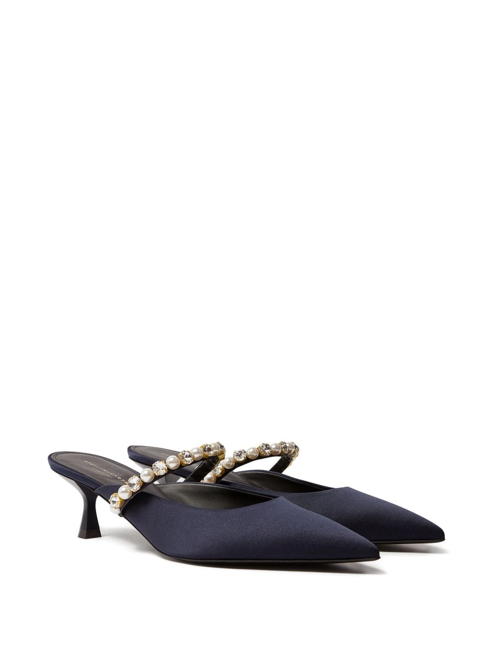 Stella Mccartney Women Elsa Pearl And Crystal Mules