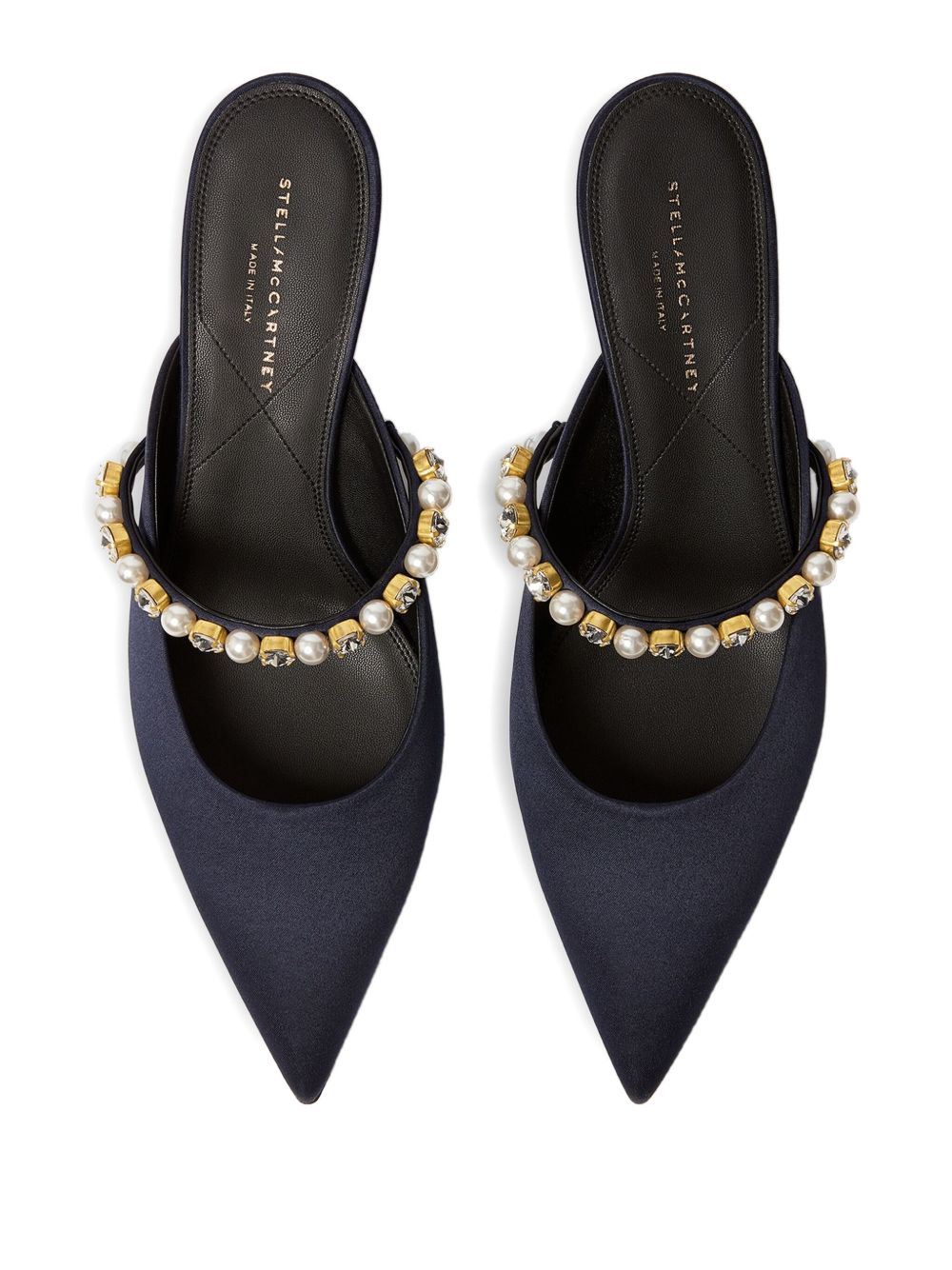 Stella Mccartney Women Elsa Pearl And Crystal Mules