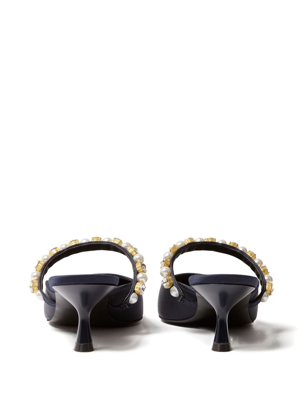 Stella Mccartney Women Elsa Pearl And Crystal Mules