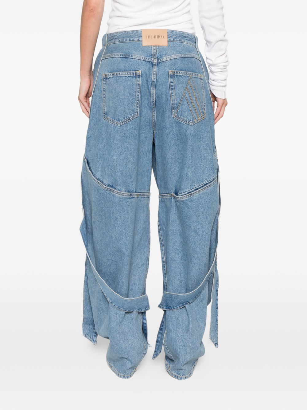 The Attico Women Denim Cotton Jeans