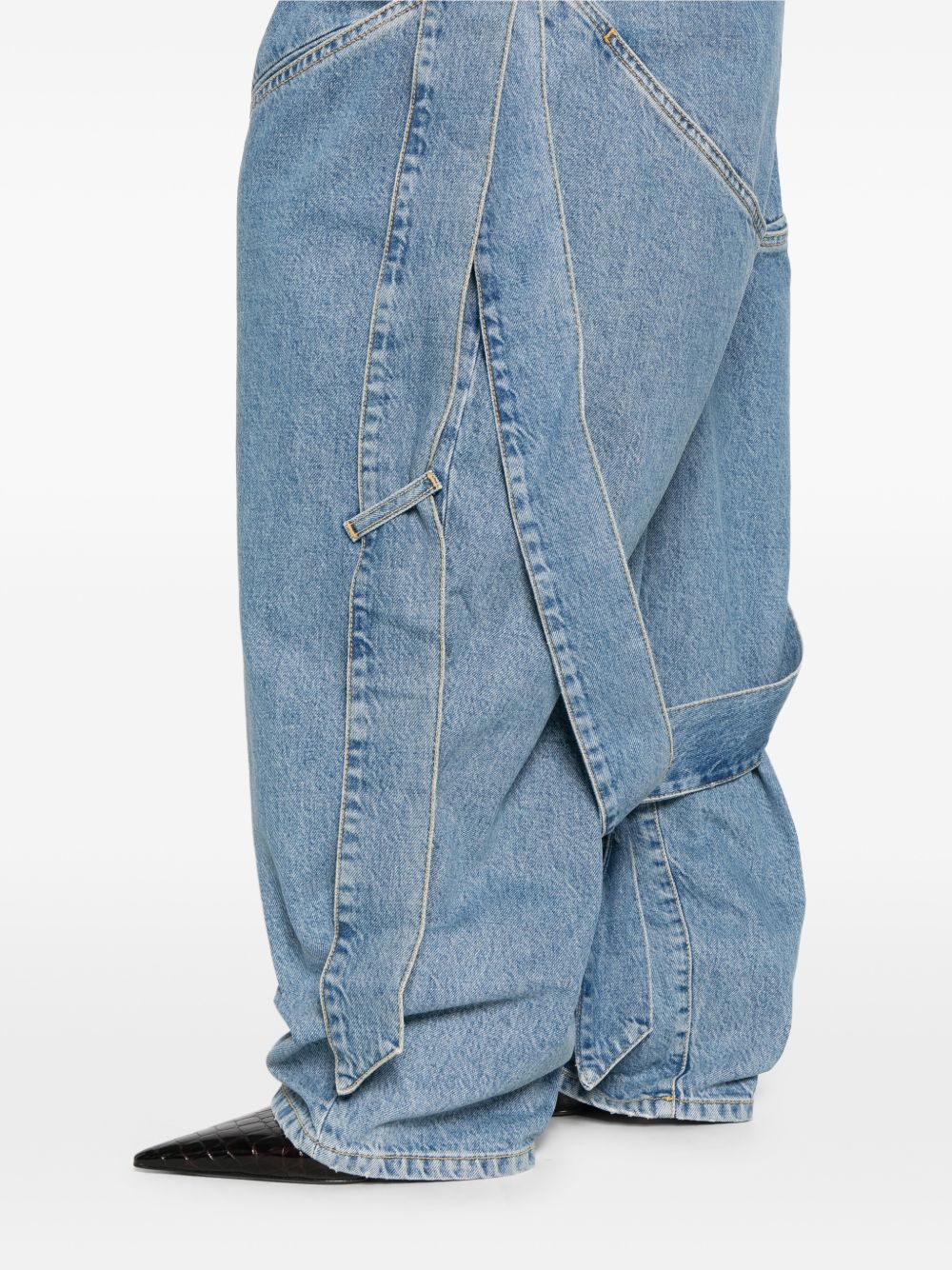 The Attico Women Denim Cotton Jeans