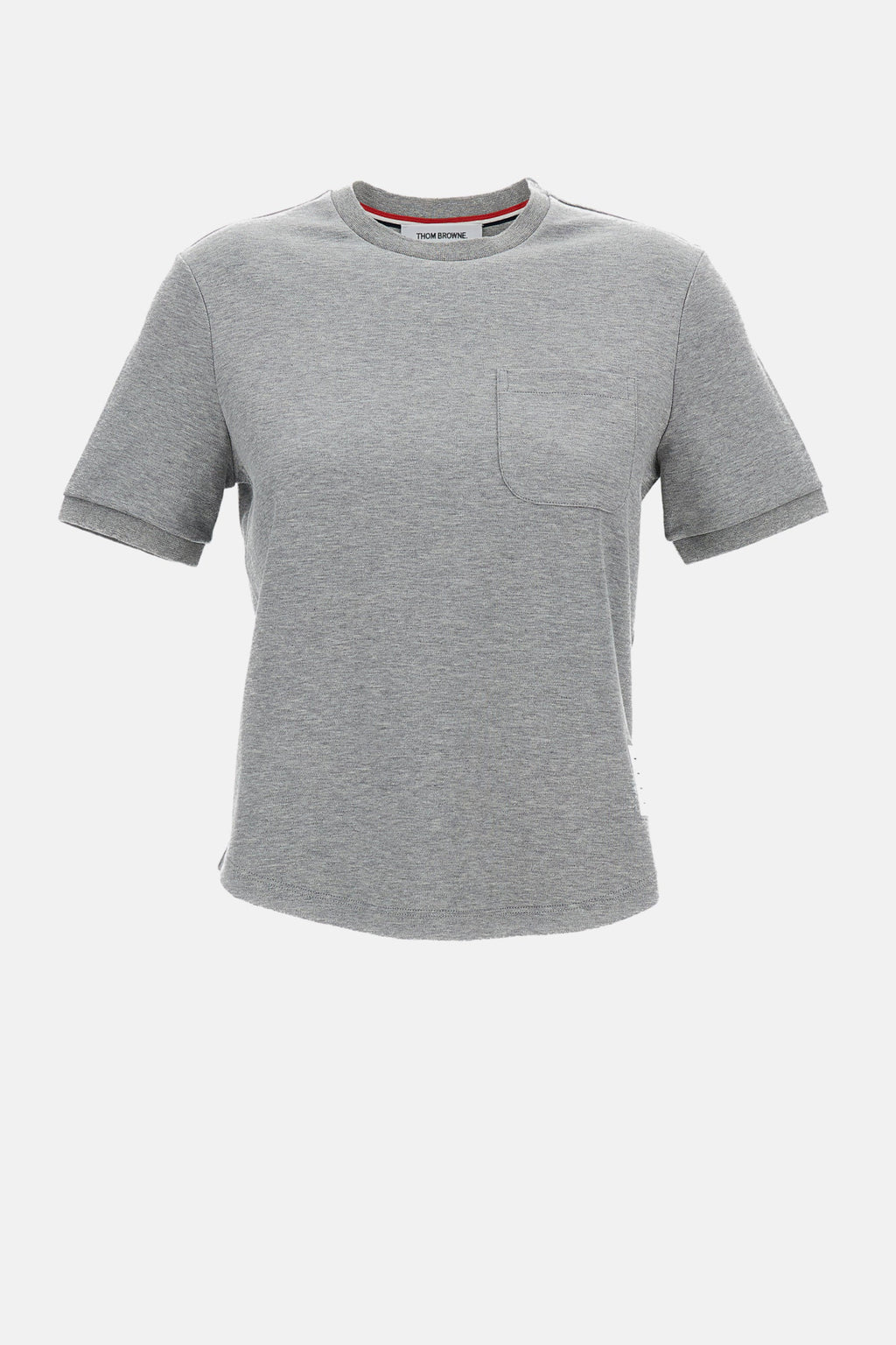 Thom Browne Women Cotton Milano Pocket Tee