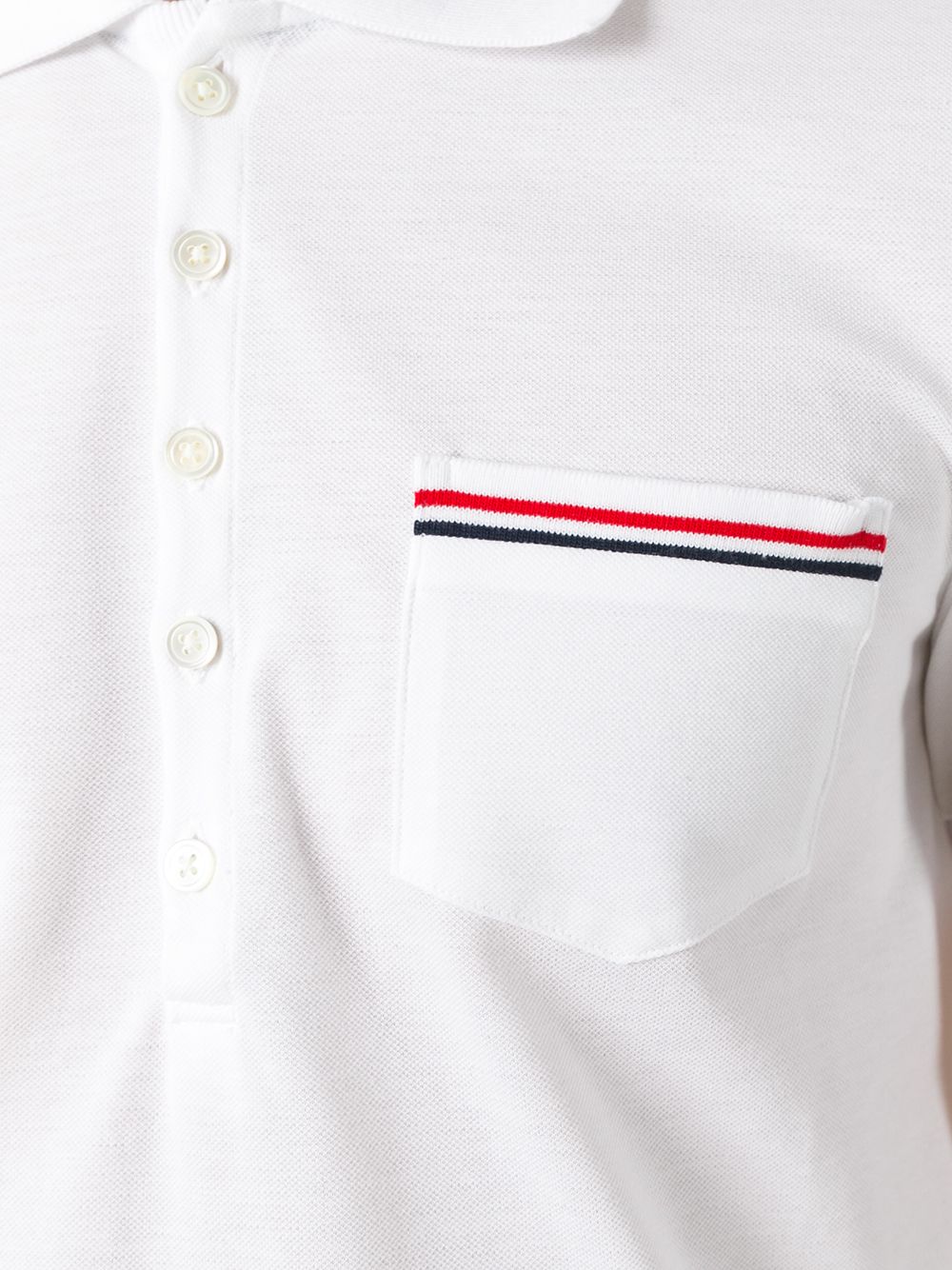 Thom Browne Men Cotton Polo Shirt